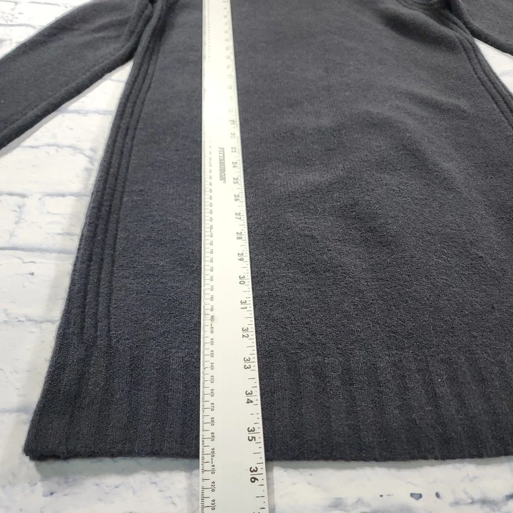 J Crew WOMENS SIZE S Merino Wool Alpaca Blend Black Sweater Dress Minimalist - Picture 2 of 14